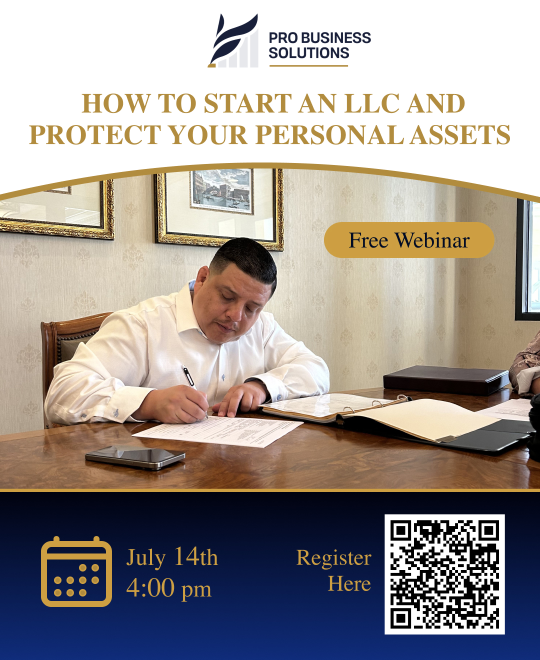 pro business solutions workshop flyer